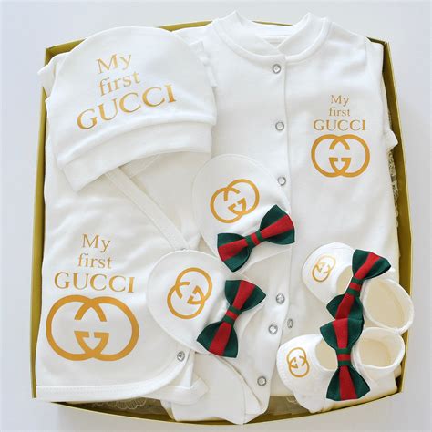 my first gucci baby onesie